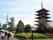 浅草寺と東京スカイツリー