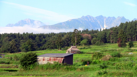 小谷村の風景